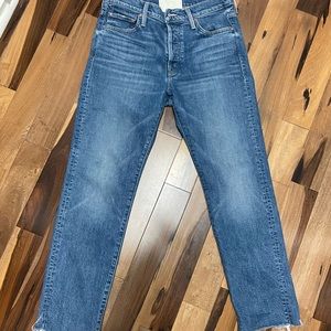 Mother Denim Scrapper Ankle Cuff Jeans sz 27